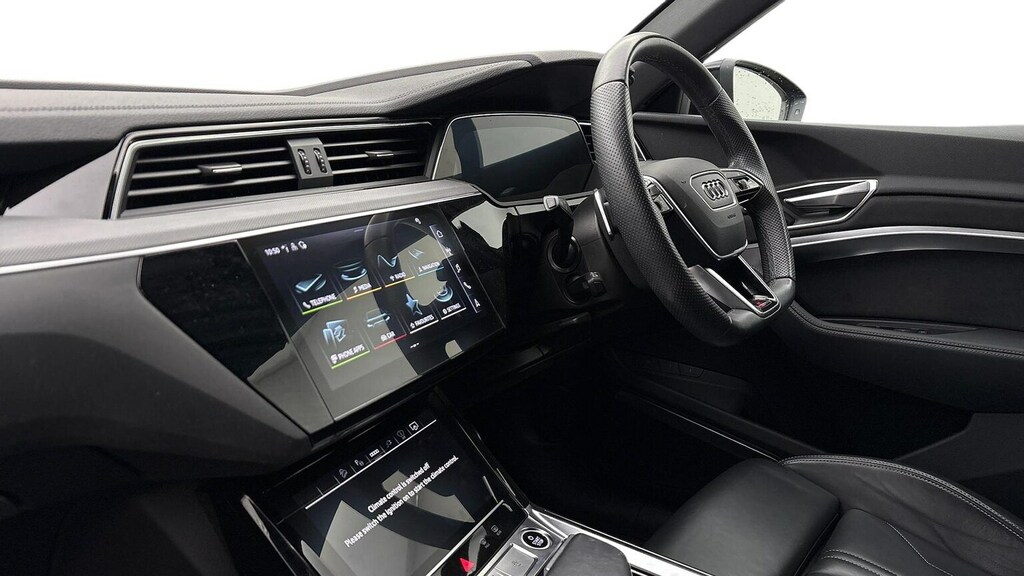 Audi Q8 e tron 300Kw 55 Quattro 114Kwh Black Ed At Tech 22Kw Blue #5