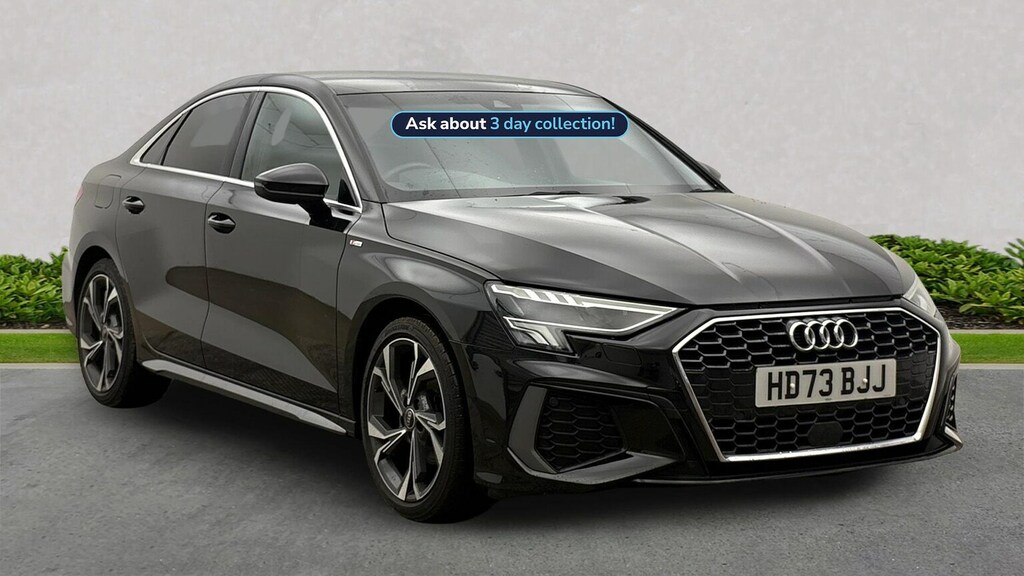 Audi A3 1.5 Tfsi 35 S Line Saloon Euro 6 Black