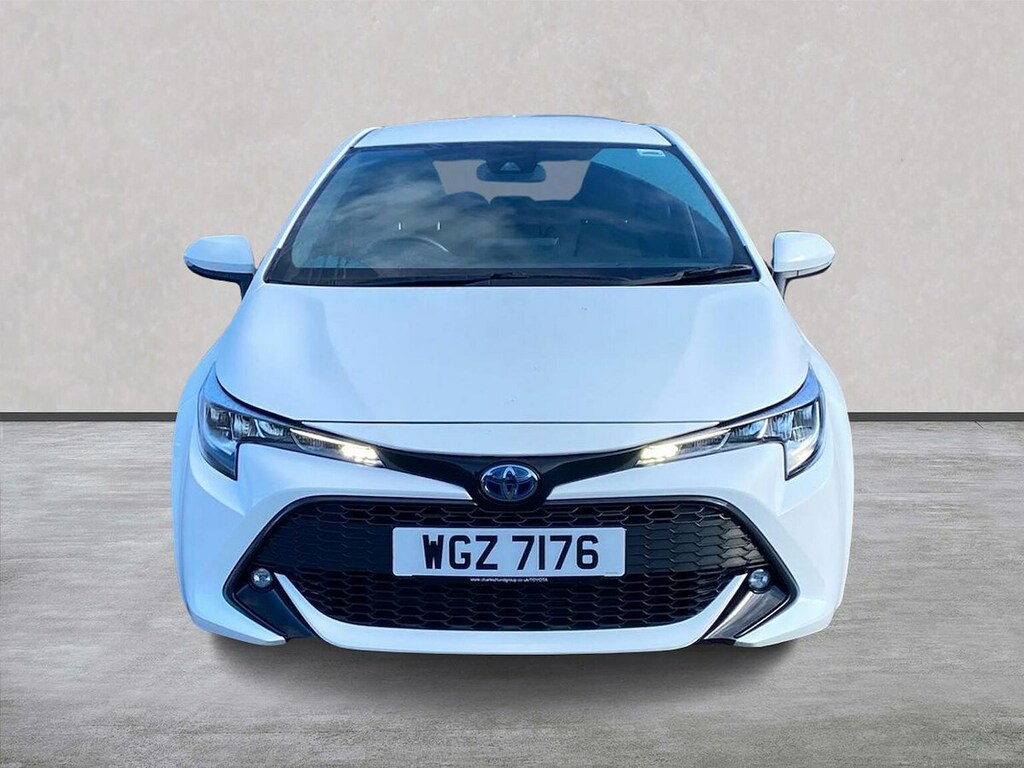 Toyota Corolla 1.8 Vvt-h Gpf Icon Hatchback Hybrid Cvt White #5
