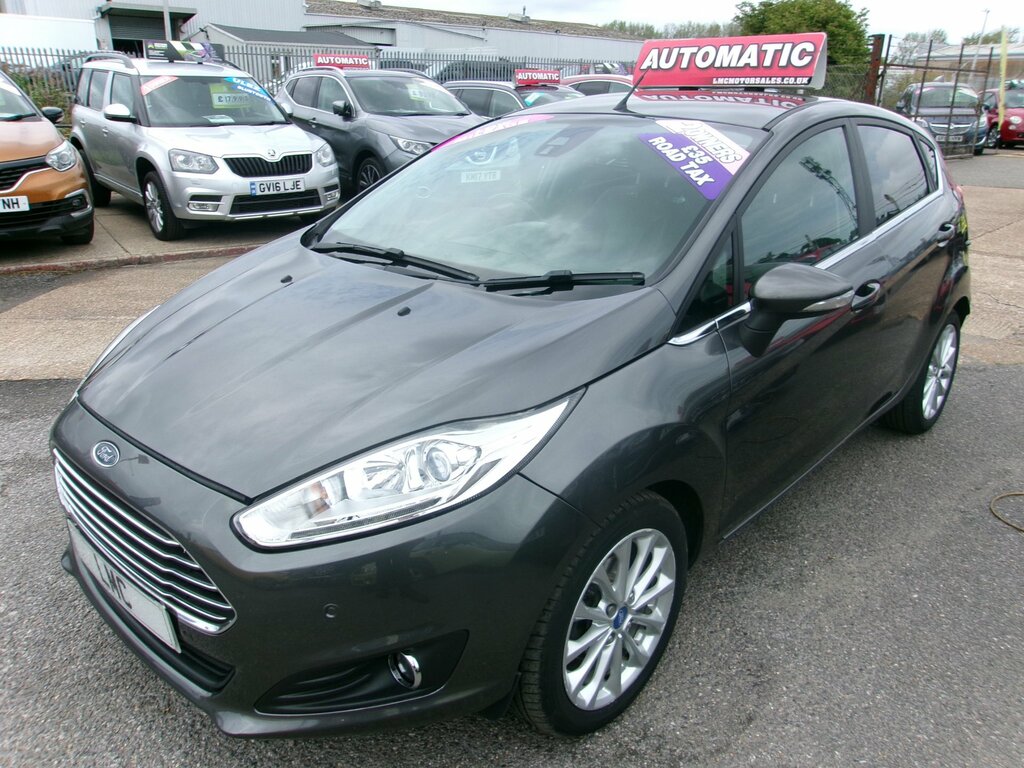 Ford Fiesta 1.0T Ecoboost Titanium X Hatchback Powe GY66XSL Grey #3
