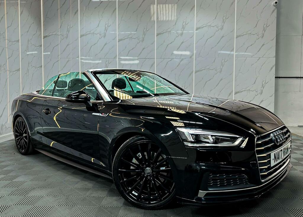 Audi A5 2.0 Tdi S Line S Tronic Euro 6 Ss NA17RXM Black #5