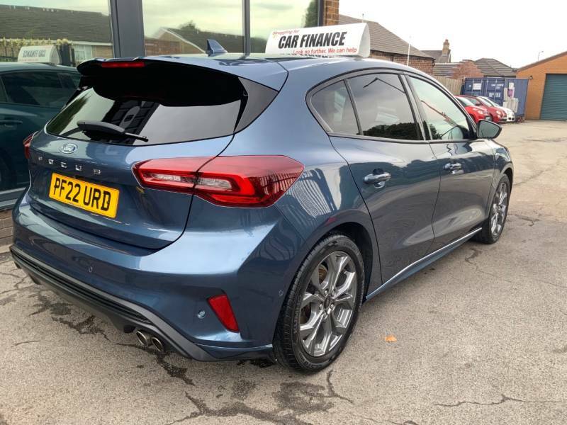Ford Focus 1.0 Ecoboost St-line - 2022 22 PF22URD Blue #4