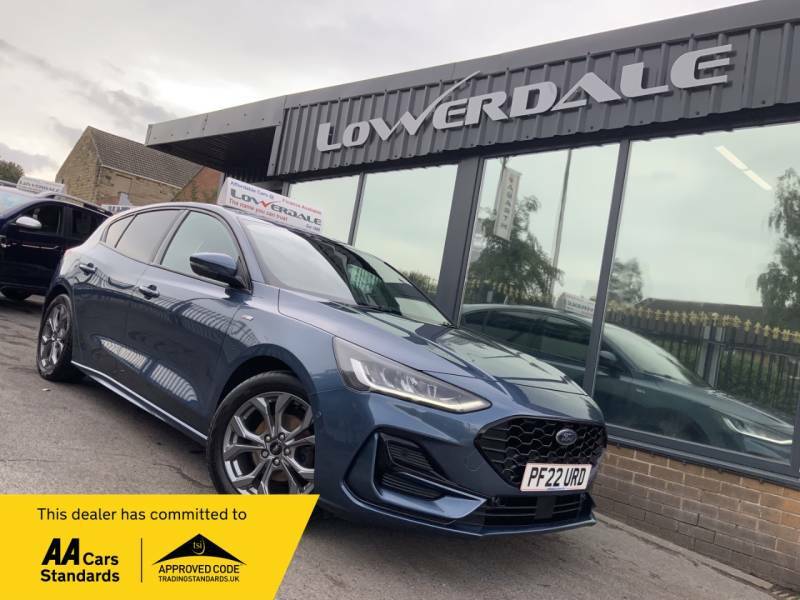 Ford Focus 1.0 Ecoboost St-line - 2022 22 PF22URD Blue #3