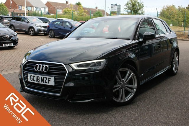 Audi A3 2.0 Tfsi S Line Sportback Euro 6 Black #5