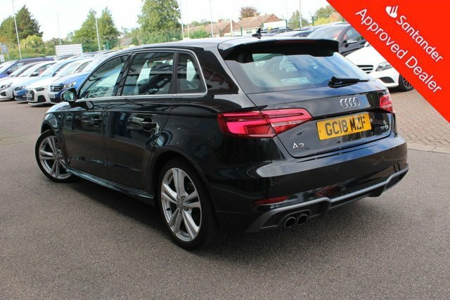 Audi A3 2.0 Tfsi S Line Sportback Euro 6 Black #6