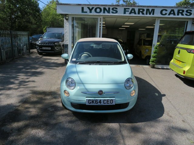 Fiat 500C 2014 1.2 Pop Convertible Euro 6 Green #3