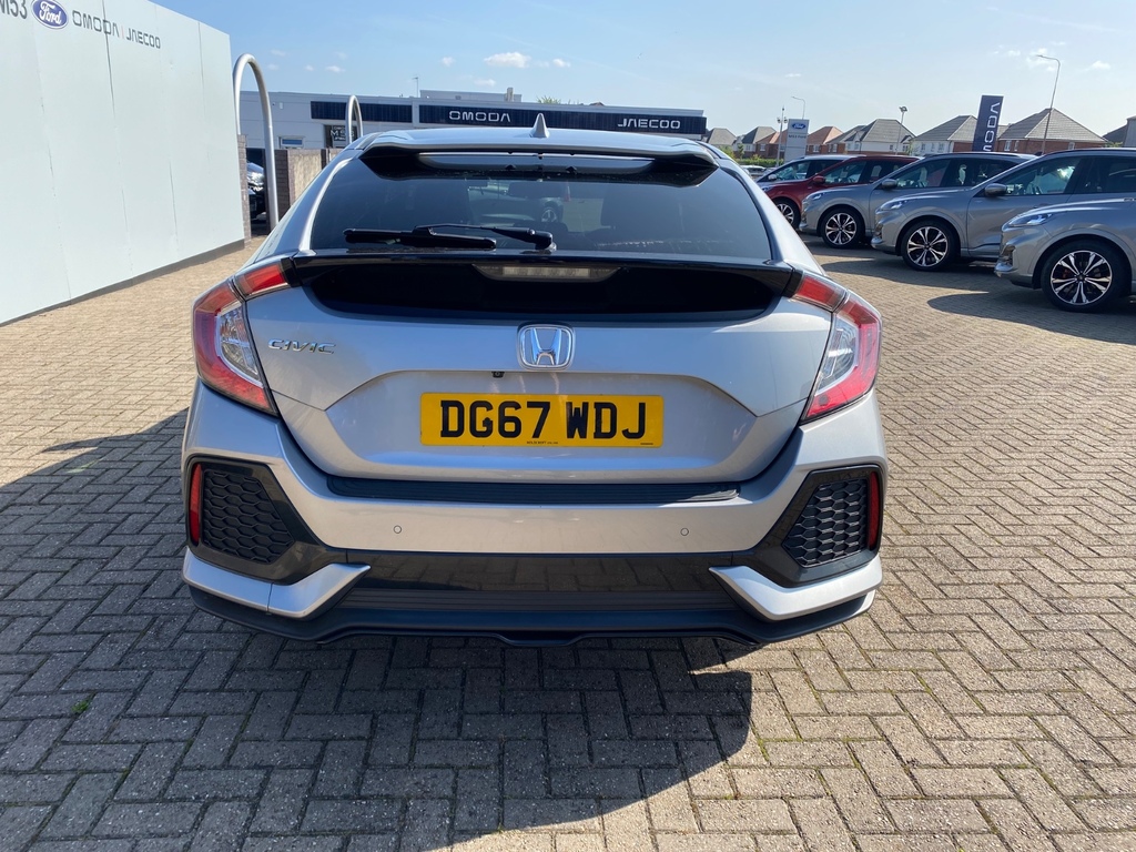Honda Civic 1.0 Vtec Turbo Ex Cvt Silver #3