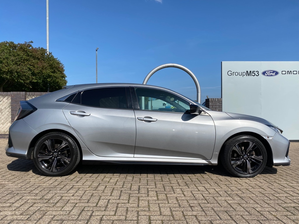 Honda Civic 1.0 Vtec Turbo Ex Cvt Silver #5