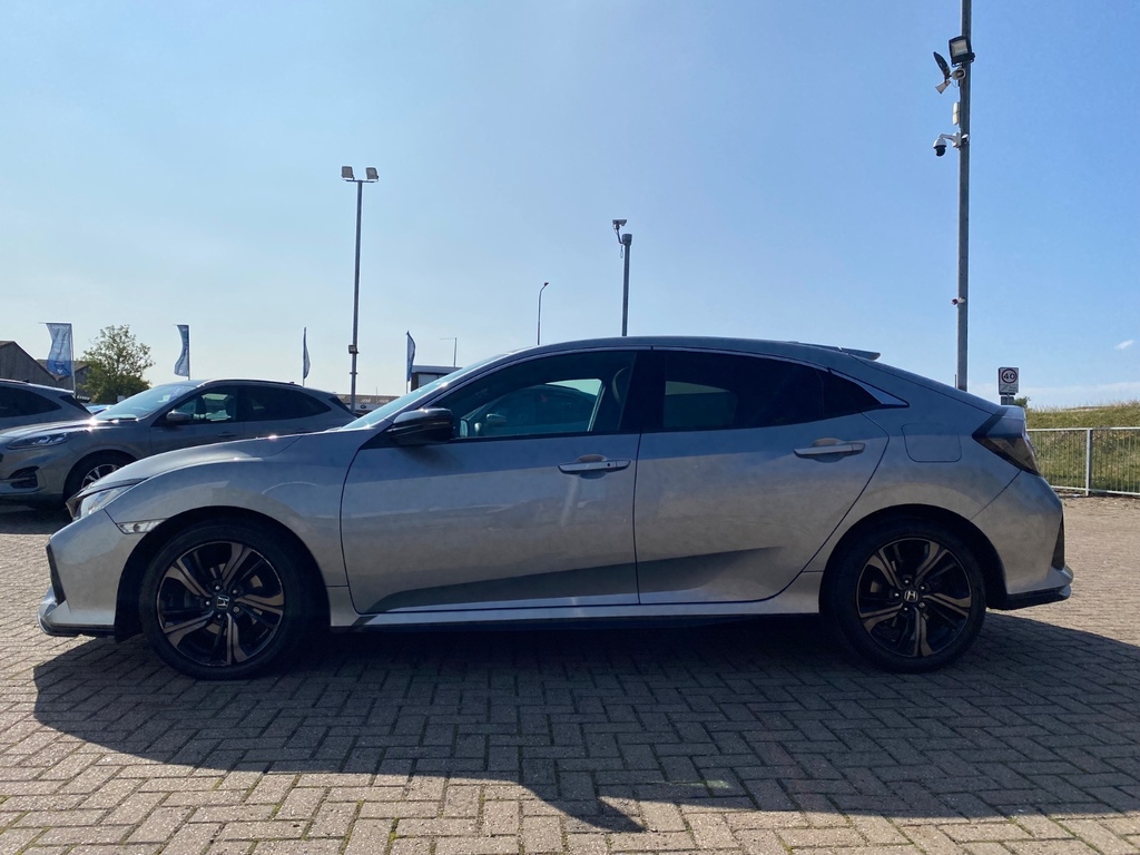 Honda Civic 1.0 Vtec Turbo Ex Cvt Silver #4