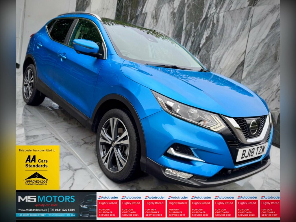 Nissan Qashqai 1.2 Dig-t N-connecta Euro 6 Ss Blue