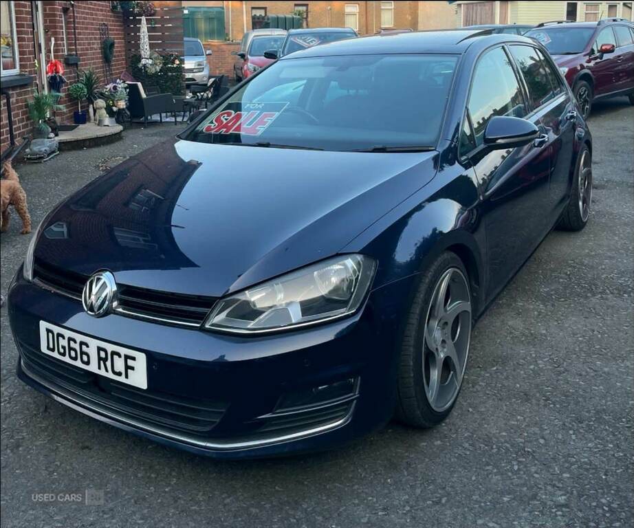 Volkswagen Golf 2.0 Tdi Gt Edition DG66RCF Blue #6