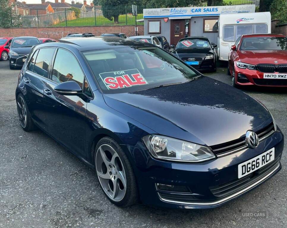 Volkswagen Golf 2.0 Tdi Gt Edition DG66RCF Blue #3