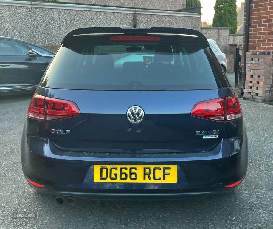 Volkswagen Golf 2.0 Tdi Gt Edition DG66RCF Blue #4