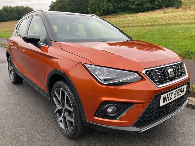 Seat Arona 2018 1.0 Tsi Xcellence Lux Dsg Euro 6 Ss Orange
