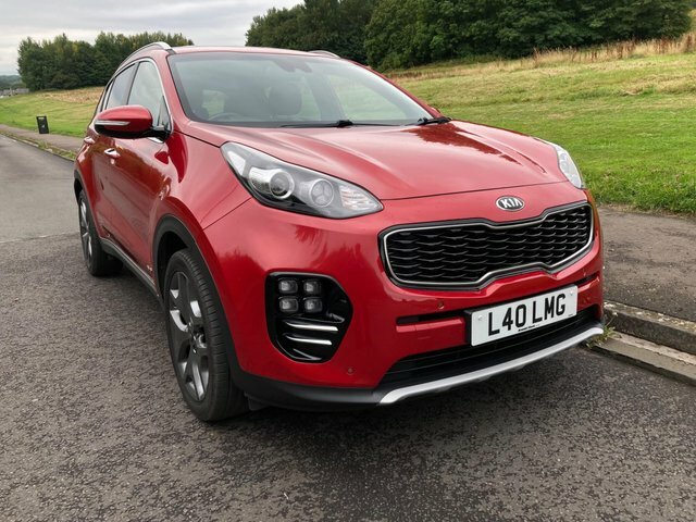 Kia Sportage 2017 1.6 T-gdi Gt-line Dct Awd Euro 6 Red