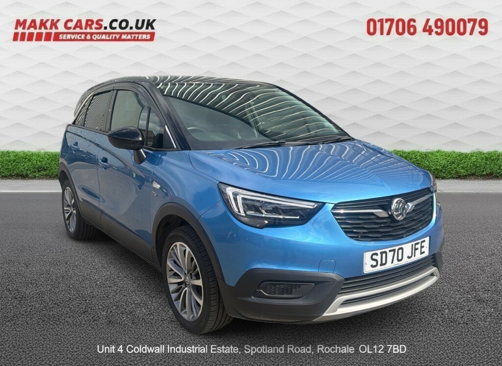 Vauxhall Crossland X Suv 1.2 Turbo Griffin 202070 Blue