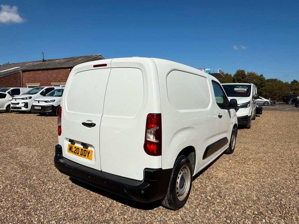 Peugeot Partner 1.5 Bluehdi 650 S Standard Panel Van Swb Euro 6 S White #4