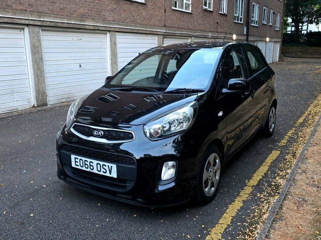 Kia Picanto 1 Hatchback Black #3