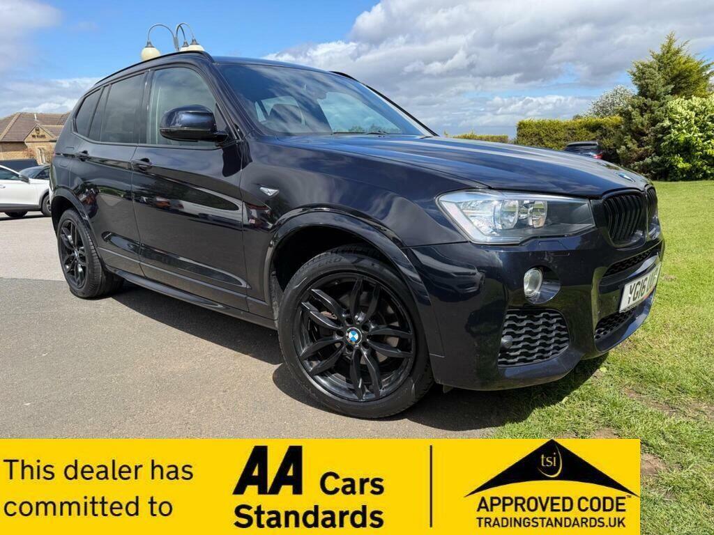 BMW X3 2.0 20D M Sport Xdrive Euro 6 S S Black