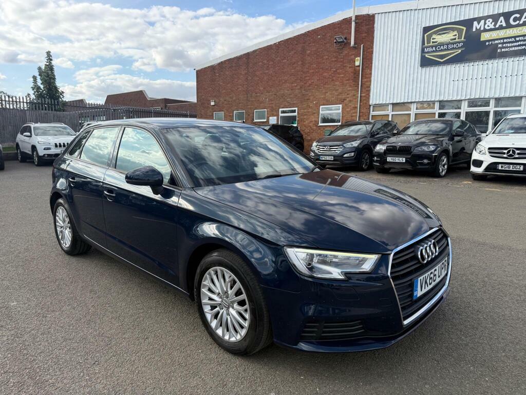 Audi A3 1.6 Tdi Se Technik Sportback Euro 6 S S Blue
