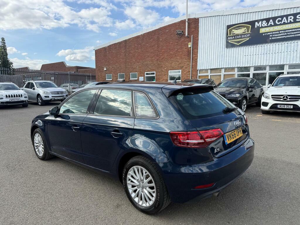 Audi A3 1.6 Tdi Se Technik Sportback Euro 6 S S VK66UPR Blue #5