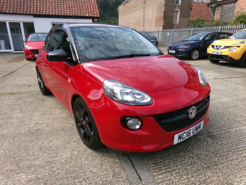Vauxhall Adam Hatchback 1.2 I Ecoflex Energised 2016 Red