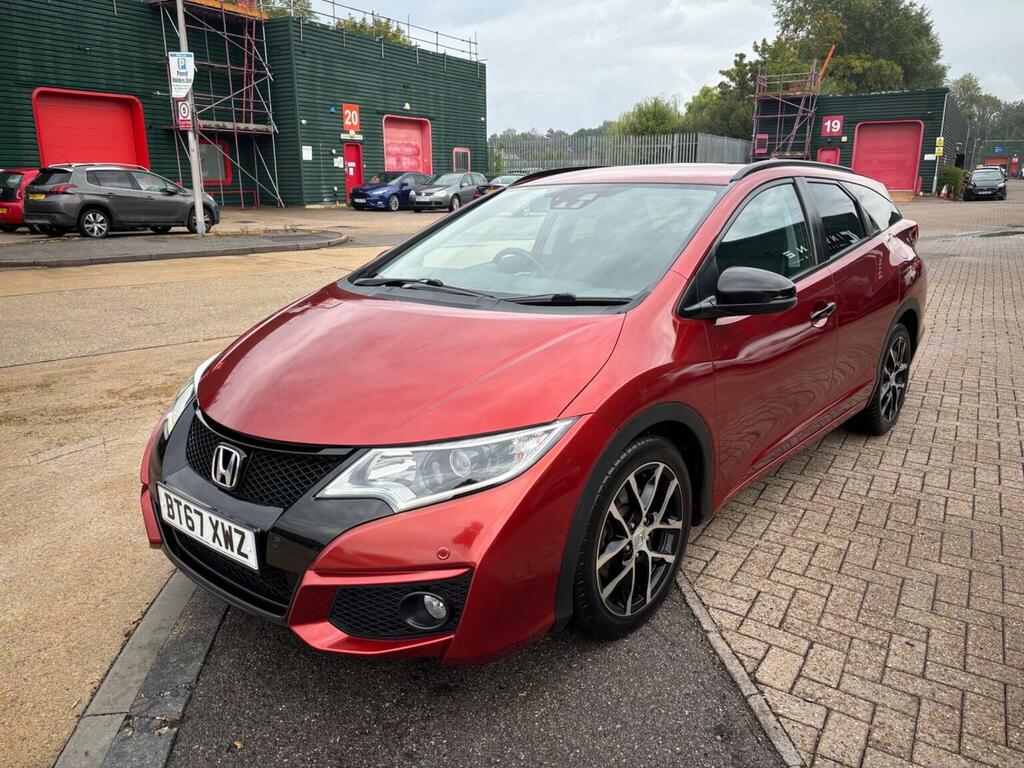 Honda Civic Estate 1.8 I-vtec Sport Tourer Euro 6 Ss N Red #3