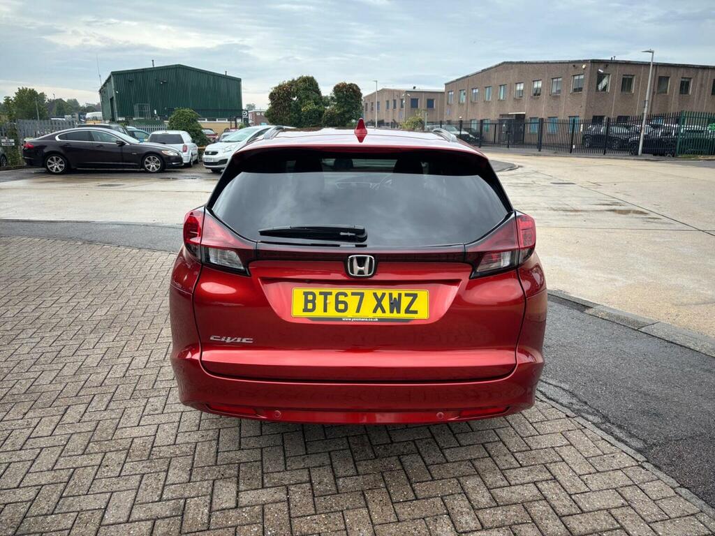 Honda Civic Estate 1.8 I-vtec Sport Tourer Euro 6 Ss N Red #5
