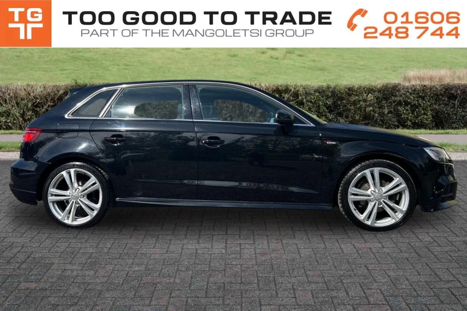 Audi A3 1.5 Tfsi Cod 35 S Line Sportback Euro 6 Ss YV68LTA Black #4