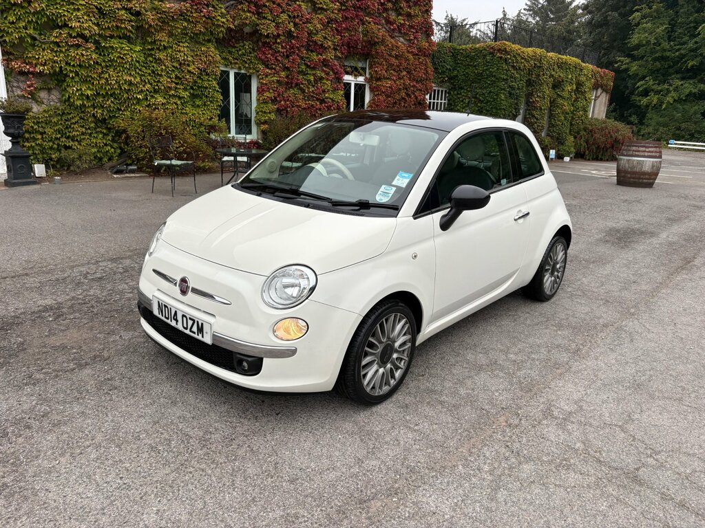 Fiat 500 1.2 8V Cult Hatchback Euro 6 S White