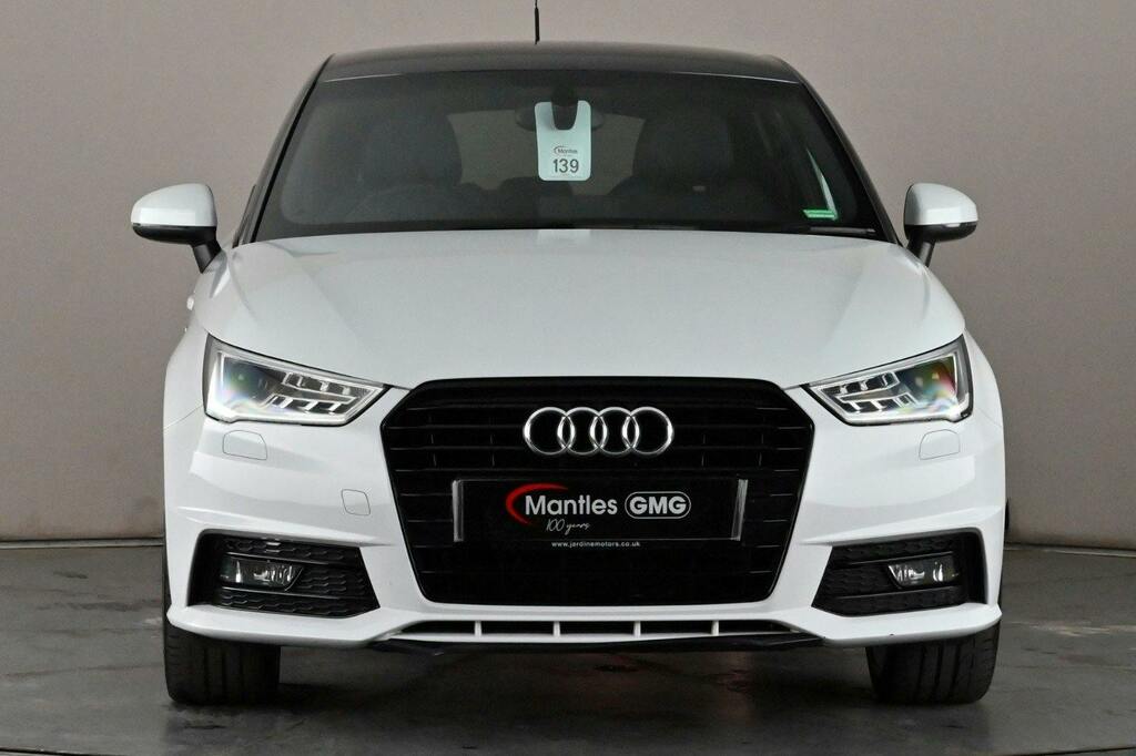 Audi A1 1.4 Tfsi Cod Black Edition Sportback Ma GJ18PPU White #2