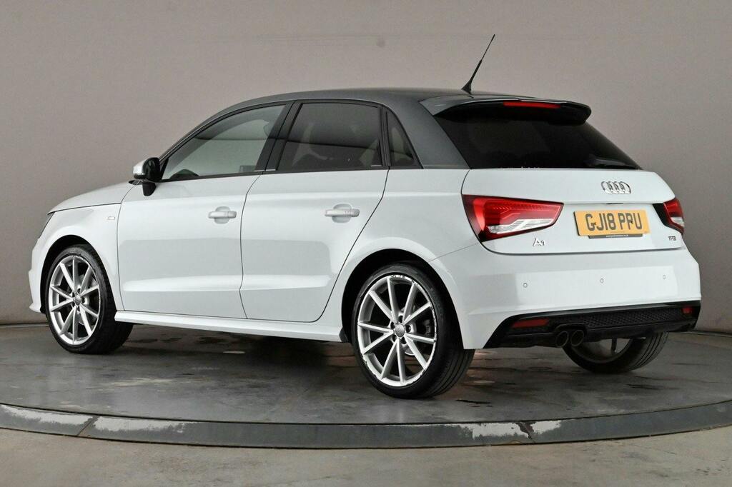 Audi A1 1.4 Tfsi Cod Black Edition Sportback Ma GJ18PPU White #4