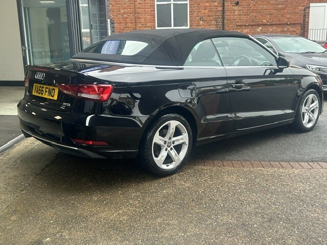 Audi A3 Cabriolet Convertible 1.4 Tfsi Cod Sport 2017 Black #3
