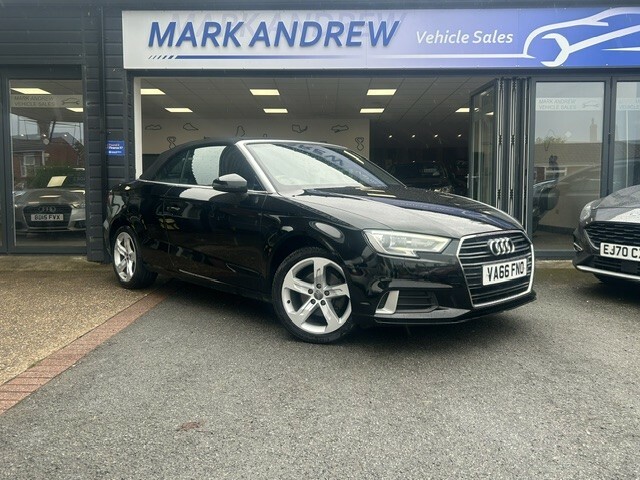 Audi A3 Cabriolet Convertible 1.4 Tfsi Cod Sport 2017 Black