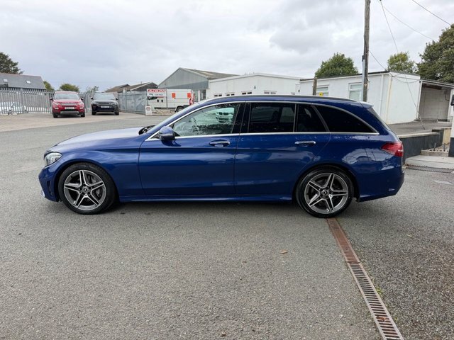 Mercedes-Benz C Class Estate FD68FMO Blue #6