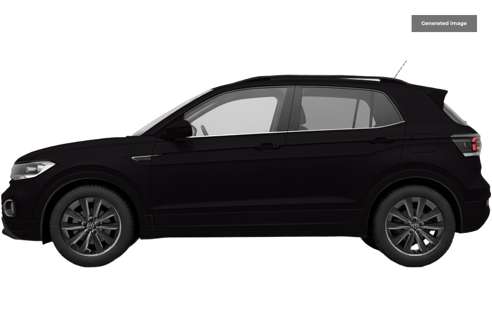 Volkswagen T-Cross 1.0 Tsi R-line Suv Dsg Euro 6 Ss 11 Black #6