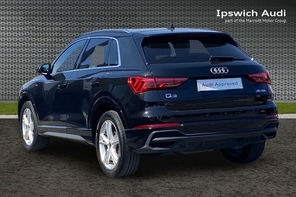 Audi Q3 2.0 Tdi 35 S Line Suv S Tronic Euro 6 AV72MEU Black #3