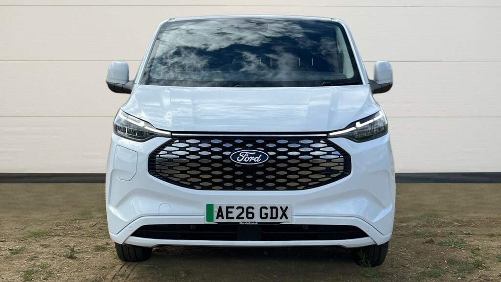 Ford Transit Custom Ford E-transit Custom 340 L2 E 100Kw 71Kwh H1 Van AE26GDX White #2