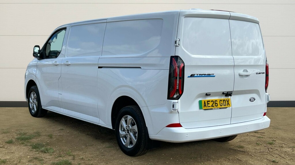 Ford Transit Custom Ford E-transit Custom 340 L2 E 100Kw 71Kwh H1 Van AE26GDX White #5