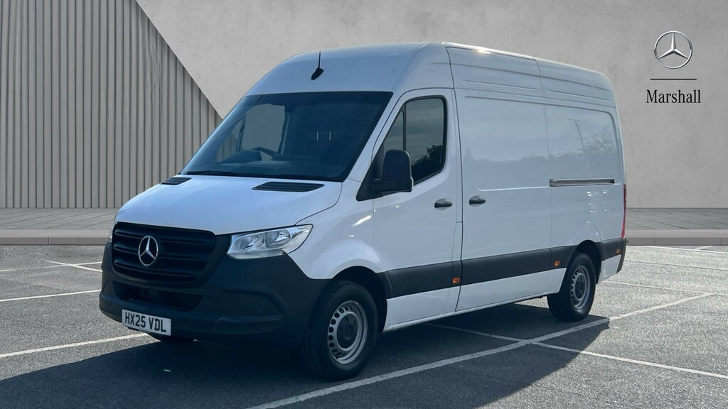 Mercedes-Benz Sprinter Sprinter 3.5T H2 Pro Van White #4
