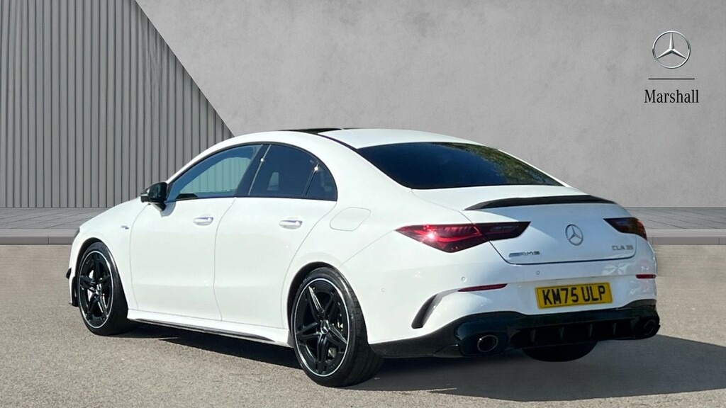 Mercedes-Benz CLA Class Cla 35 Premium Plus 4Matic Tip KM75ULP White #2