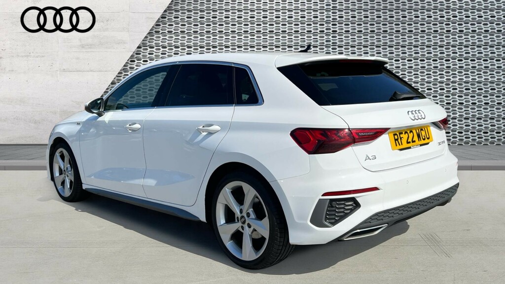 Audi A3 A3 30 Tfsi S Line S Tronic RF22WGU White #3