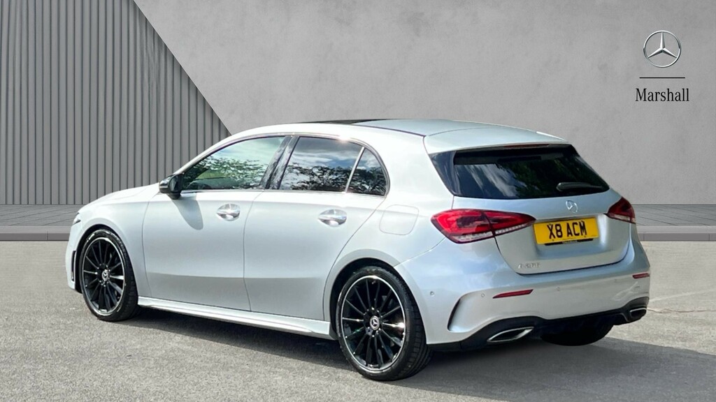 Mercedes-Benz A Class A Class A200 Amg Line Premium Plus Night Edition 5 PL72XEJ Silver #2