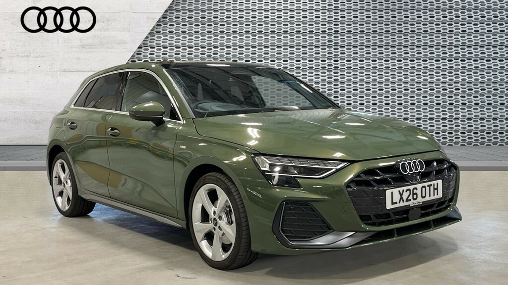 Audi A3 Audi A3 Sportback S Line Tfsi E 204 Ps S Tronic Green