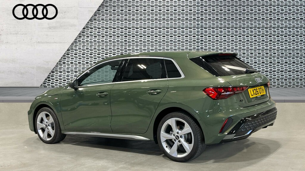 Audi A3 Audi A3 Sportback S Line Tfsi E 204 Ps S Tronic LX26OTH Green #3