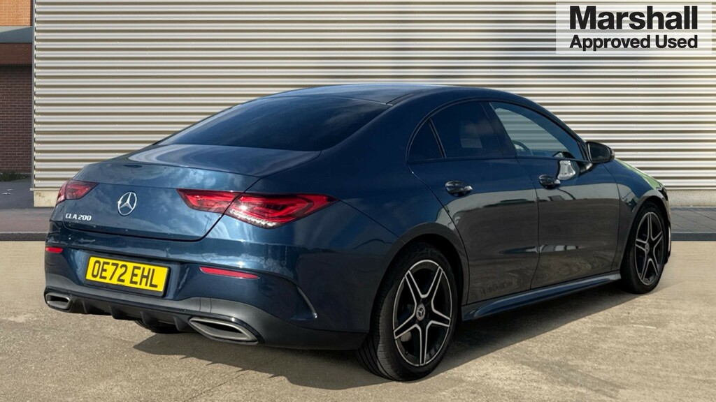 Mercedes-Benz CLA Class Cla 200 Amg Line Executive Tip OE72EHL Blue #2