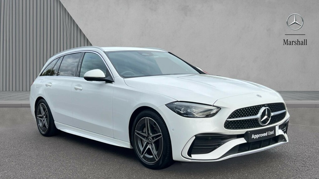 Mercedes-Benz C Class C Class C220d Amg Line 9G-tronic White