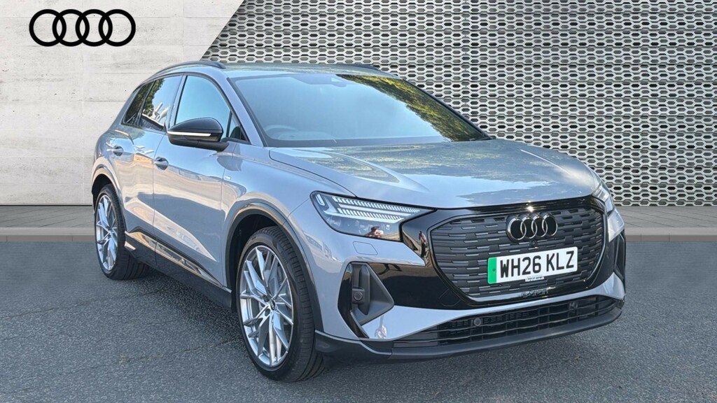 Audi Q4 E Tron Audi Q4 E-tron Estate 210Kw 45 82Kwh Black Edition Grey