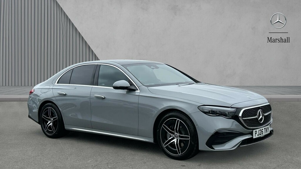 Mercedes-Benz E Class E220d Amg Line Premium Saloon Pan Roof Grey