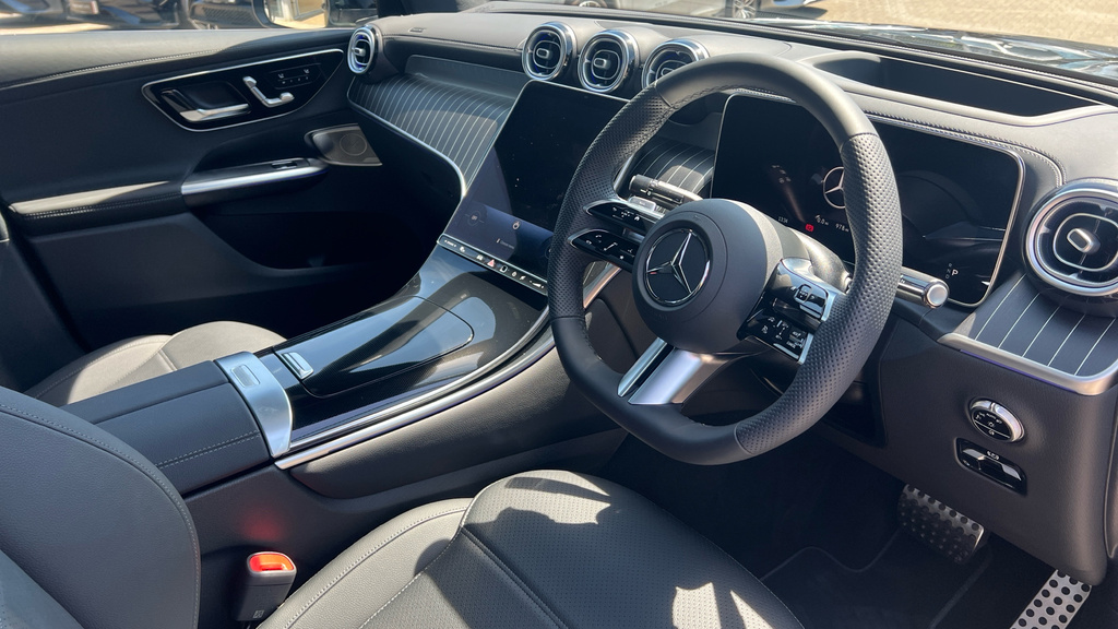 Mercedes-Benz GLC Class Glc 220D 4Matic Amg Line Premium Plus Coupe Grey #3